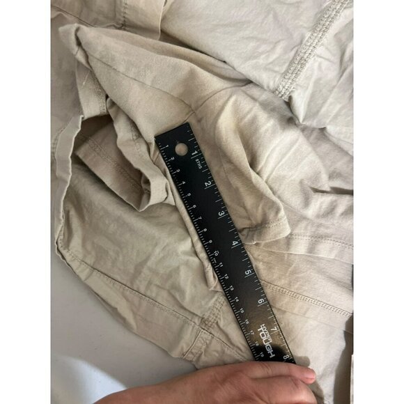 Croft & Barrow Stretch Skort Beige Khaki Beachy Coastal Vibes Sz 14 - Picture 9 of 10